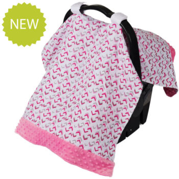 Cozy Happens Muslin - Chev Rock Pink