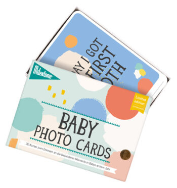 Baby Photo Cards by MILESTONE™ - Cotton Candy : Deutsch - sealed (6 St.)
