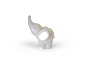 Balthazar Elefanten LED Nachtlicht - Hell-Grau