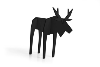 noRdic Elch klein - Schwarz