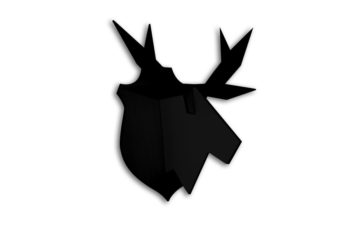 noRdic Elchkopf klein - Schwarz