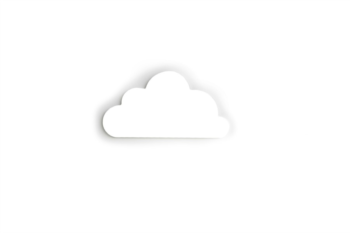 Dreams Wolken Wand-Deko - Weiss