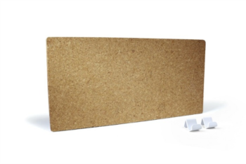 WO+RK Pinwand - Kork (inkl. 2 Haken)