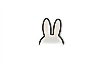 Miffy LED Stimmungslicht klein - Schwarz