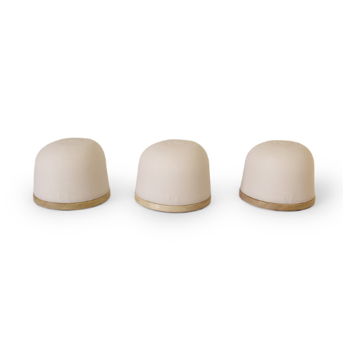 Fondant Small atmosphere light on Oak - Set of 3 - Image 2