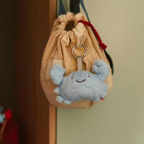 Theo Crab Bag Charm - Light Blue - Image 3
