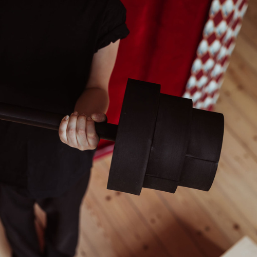 Vintage Circus Strongman Hantel – Bild 5