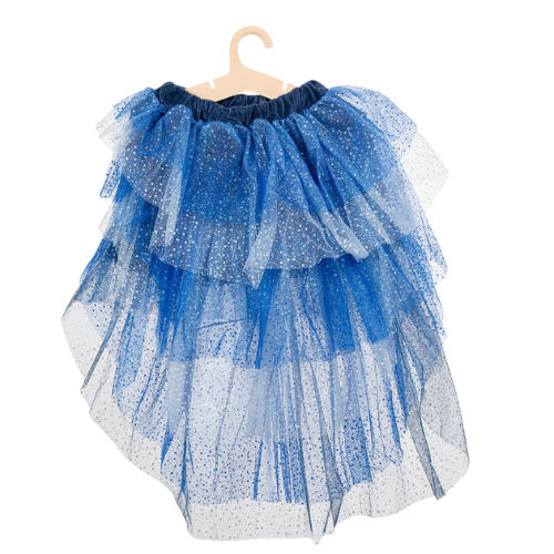 Vintage Circus Rock mit Schleppe - Blau